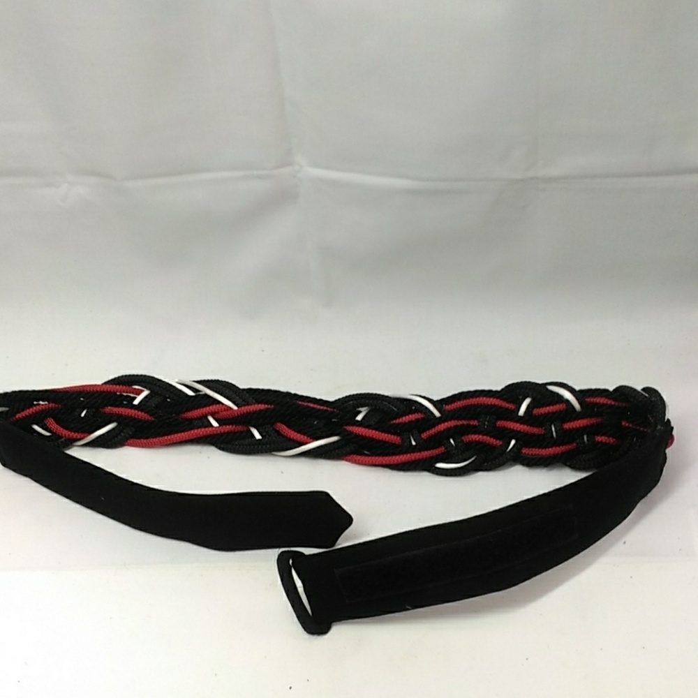 36 inch Adjustable Macrame Belt with velcro